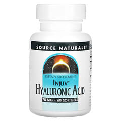 Source Naturals, Injuv Hyaluronic Acid, 70 mg, 60 Softgels