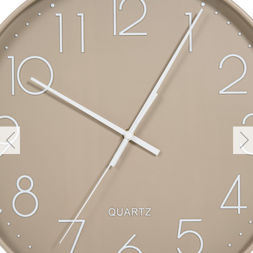 Matte Wall Clock - Taupe - Image 4
